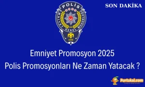 Emniyet Promosyon 2025: Polis Promosyonları Ne Zaman Yatacak ?