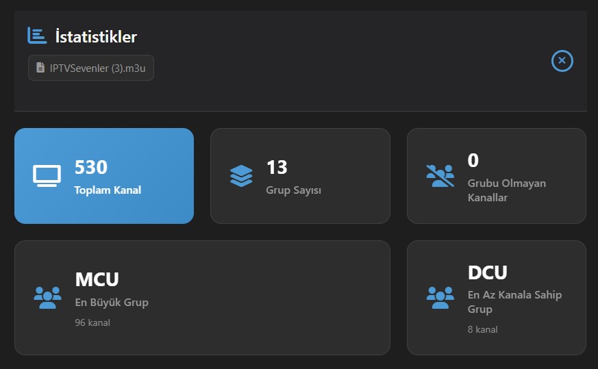 Kapsamlı M3U Web Editörü Önerisi - Kullanımı