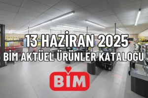 13 Haziran 2025 BİM Aktüel Ürünler Kataloğu
