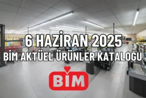 6 Haziran 2025 Bim Aktüel Ürünler Kataloğu