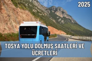 2025 Tosya Yolu Dolmuş Saatleri ve Güzergah Bilgileri