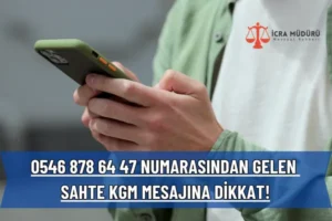 Dolandırıcılar KGM İsmini Kullanarak Tuzak Mesajlar Gönderiyor