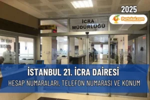 İstanbul 21. İcra Dairesi Adres ve Telefon Numarası